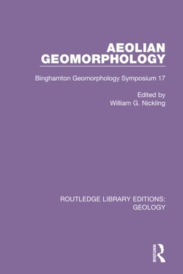 Aeolian Geomorphology: Binghamton Geomorphology... 0367210541 Book Cover