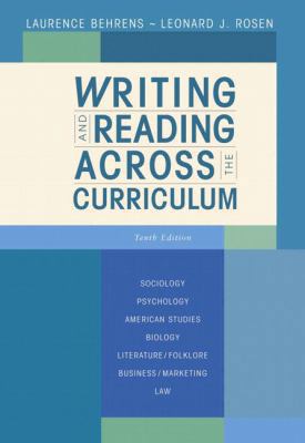 Writing and Reading Across the Curriculum 0321486439 Book Cover