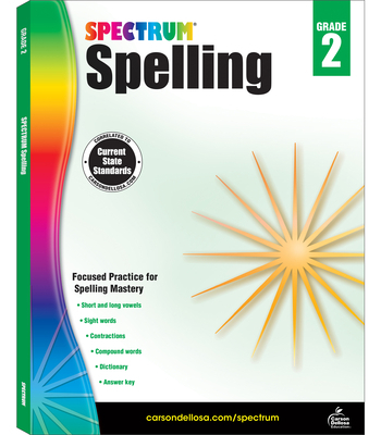 Spectrum Spelling, Grade 2: Volume 29 1483811751 Book Cover