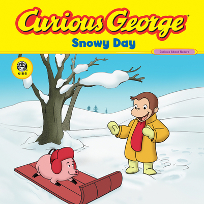 Curious George Snowy Day B00A2P3A3C Book Cover