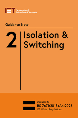 Guidance Note 2: Isolation & Switching 1837240450 Book Cover