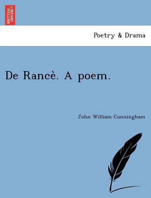 de Rance . a Poem. 1241733171 Book Cover