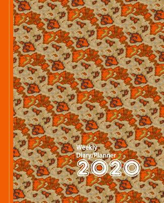 Orange Abstract Fashion Design: Diary Weekly Sp... 1098530500 Book Cover