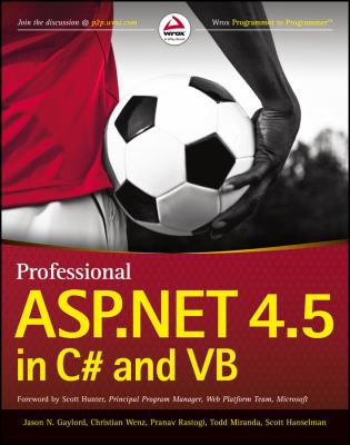 Professional ASP.NET 4.5 in C# and VB 1118311825 Book Cover