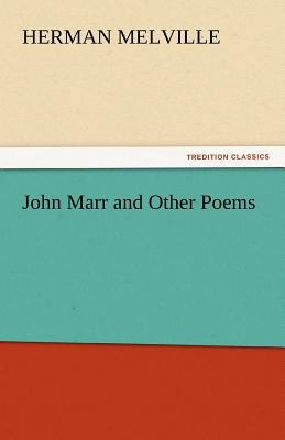 John Marr and Other Poems 3842448856 Book Cover