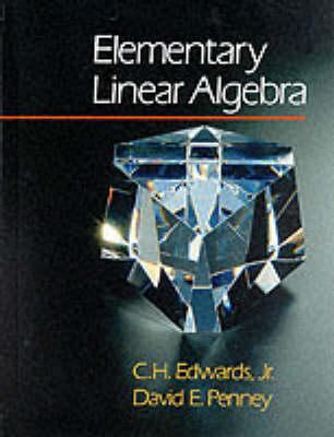 Elementary Linear Algebra B0072VEODE Book Cover