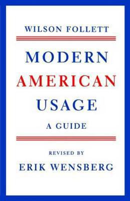 Modern American Usage 080900139X Book Cover