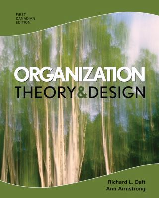 CDN ED Organization Theory and Design 0176441026 Book Cover