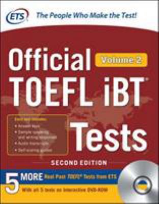 Official TOEFL IBT Tests Volume 2, Second Editi... 1260440990 Book Cover