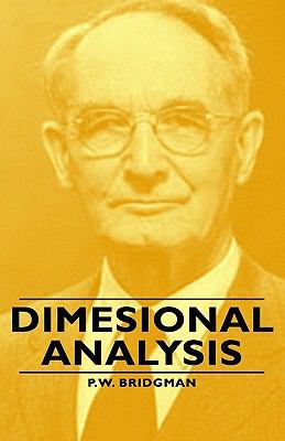 Dimesional Analysis 144373022X Book Cover