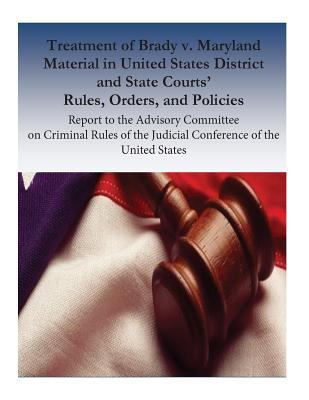 Treatment of Brady v. Maryland Material in Unit... 1537584936 Book Cover