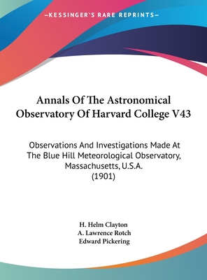 Annals of the Astronomical Observatory of Harva... 1161864172 Book Cover