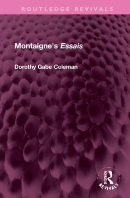 Montaigne's 'Essais' 1032303263 Book Cover
