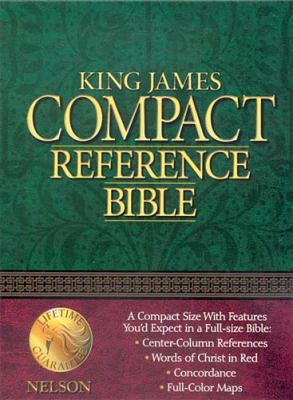 King James Compact Reference Bible: 345T Tyrian... 0785201165 Book Cover