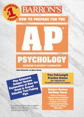 How to Prepare for the Ap Psychology : Advanced... 0764109596 Book Cover