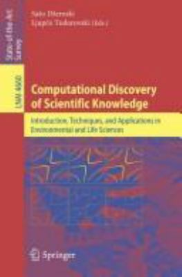 Computational Discovery of Scientific Knowledge... 354073919X Book Cover