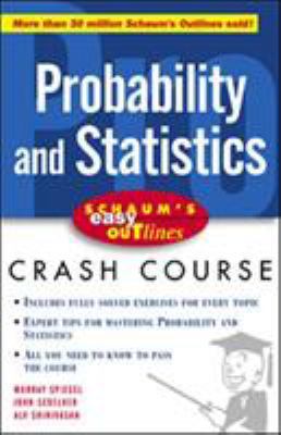 Schaum's Easy Outline of Probability and Statis... 0071383417 Book Cover