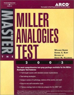 Arco Master the Miller Analogies Test 0768908922 Book Cover