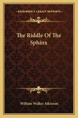 The Riddle Of The Sphinx 1162840706 Book Cover
