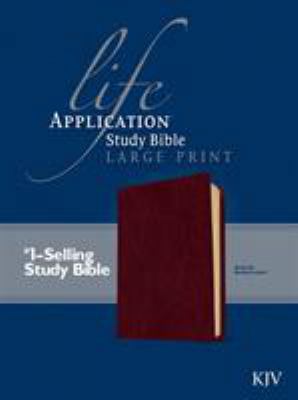 Life Application Study Bible-KJV-Large Print [Large Print] 0842368841 Book Cover