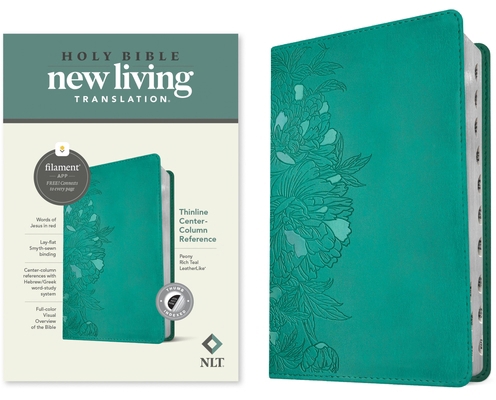 NLT Thinline Center-Column Reference Bible, Fil... 1496479076 Book Cover