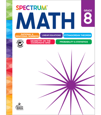 Spectrum Math Workbook, Grade 8 1483871517 Book Cover