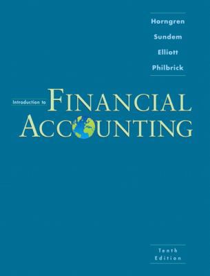 Introduction to Financial Accounting 0136122973 Book Cover