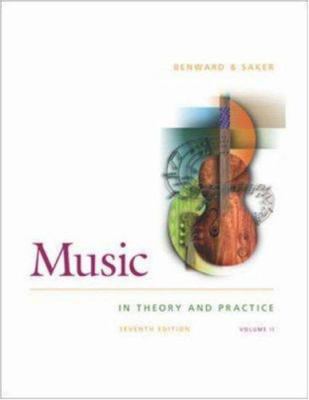 Music in Theory and Practice Vol 2 with Audio CD 0072950692 Book Cover