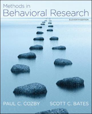 Methods in Behavioral Research 0078035155 Book Cover
