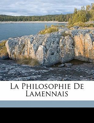 La Philosophie de Lamennais [French] 1173136681 Book Cover