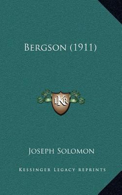 Bergson (1911) 1164221116 Book Cover