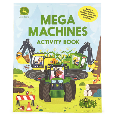 John Deere Kids Mega Machines Activity Book 1646381793 Book Cover