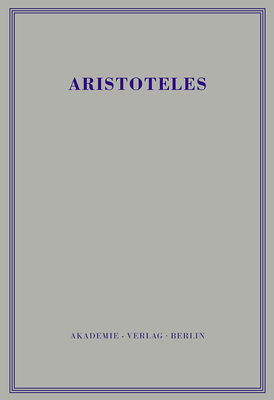 Werke, BAND 7, Eudemische Ethik [German] 3050011459 Book Cover