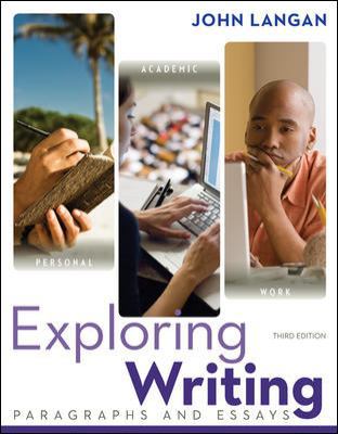 Exploring Writing: Paragraphs and Essays 0073533335 Book Cover