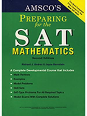 Amsco's Preparing for the SAT: Mathematics 1567655807 Book Cover