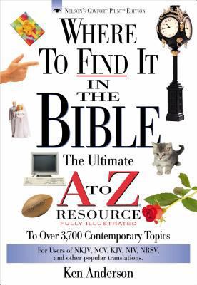 Where to Find It in the Bible 0785211578 Book Cover