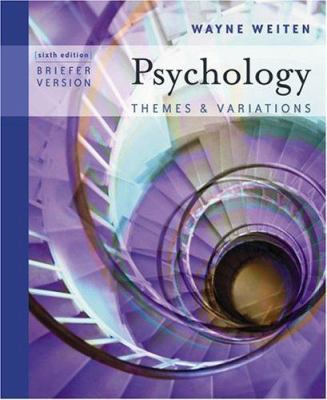 Psychology: Themes and Variations, Brief Editio... 0534632882 Book Cover