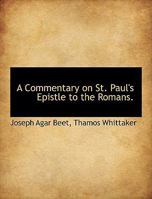 A Commentary on St. Paul's Epistle to the Romans. 1140260057 Book Cover