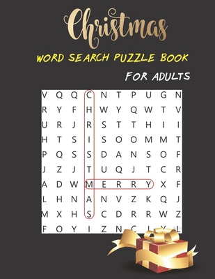 christmas word search puzzle book for adults La... B08PJWKQX2 Book Cover