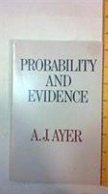 Probability and Evidence 0231047673 Book Cover