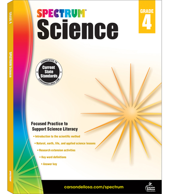Spectrum Science, Grade 4 1483811689 Book Cover
