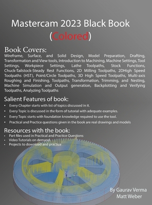 Mastercam 2023 Black Book: 3rd Edition 177459076X Book Cover