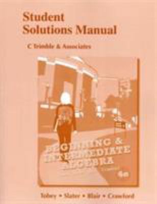 Student Solutions Manual for Beginning & Interm... 0321773489 Book Cover