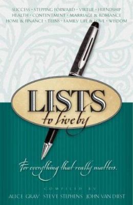 Lists to Live By: The Third Collection: For Eve... 1576738825 Book Cover