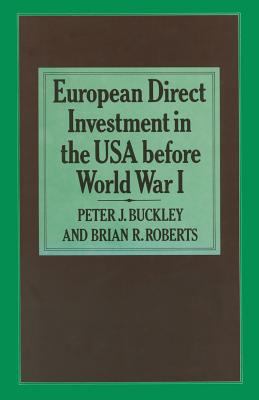 European Direct Investment in the U.S.A. Before... 1349054976 Book Cover