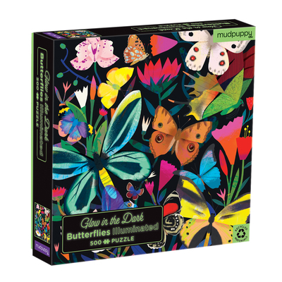 Butterflies Illuminated 500 Piece Glow in the D... 0735366640 Book Cover