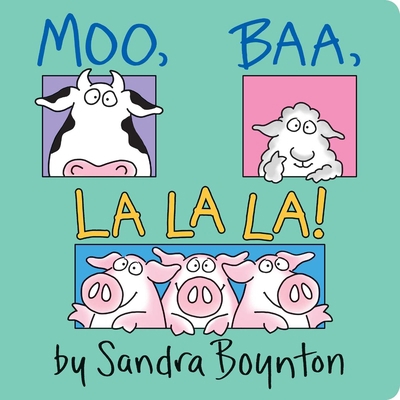 Moo, Baa, La La La!: Oversized Lap Board Book B007CL1B7G Book Cover