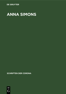 Anna Simons [German] 3486768050 Book Cover