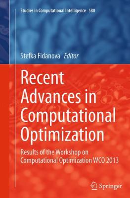 Recent Advances in Computational Optimization: ... 3319385887 Book Cover