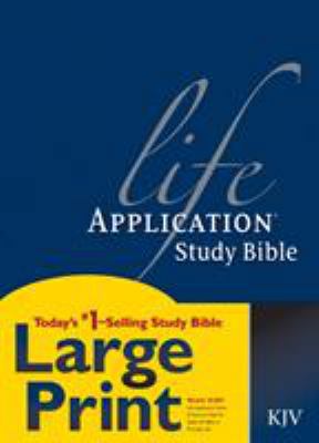 Life Application Study Bible-KJV-Large Print [Large Print] 0842368833 Book Cover
